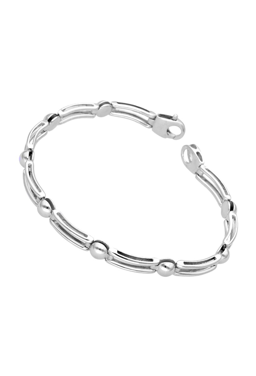 venta online Pulsera oro blanco de entrepiezas. 083_JI004