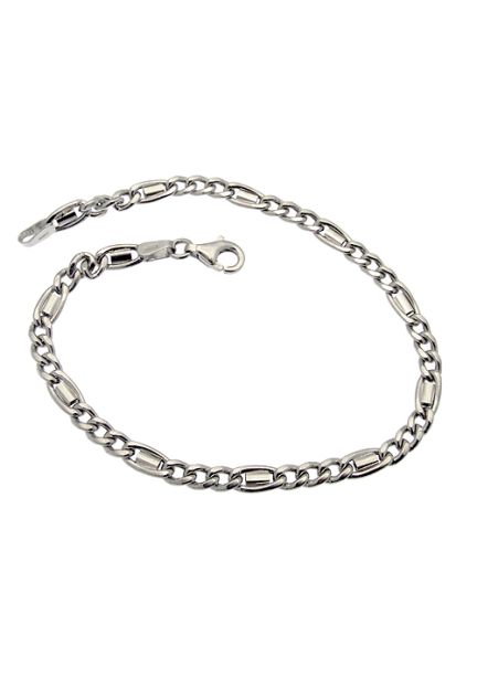 Pulsera de oro blanco eslabones barbados 003_P49481-0