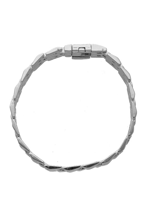 pulsera de plata brazalete tipo panther vista cenital 126_T1051B19SH_02