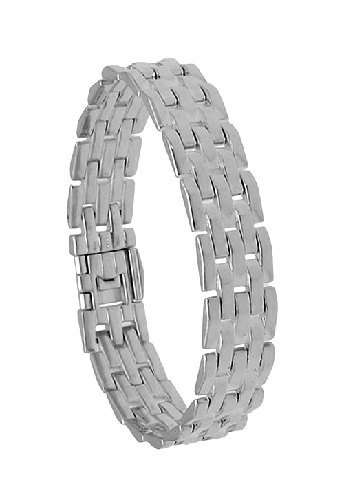 pulsera de plata brazalete tipo panther vista principal 126_T1051B19SH