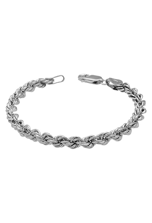 pulsera de plata cordon salomonico vista frontal 126_CMH5.5-19_01