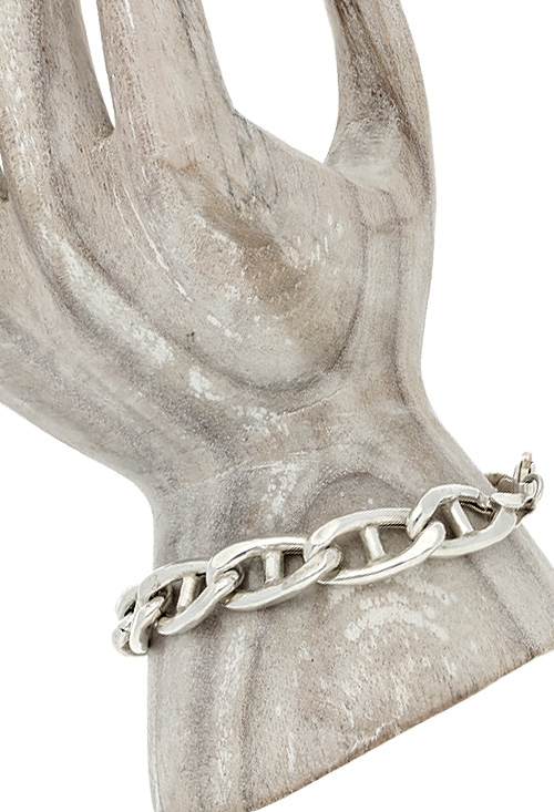 pulsera de plata para mujer cadena eslabones ancla vista en modelo 126_ANCLAH300-20_03