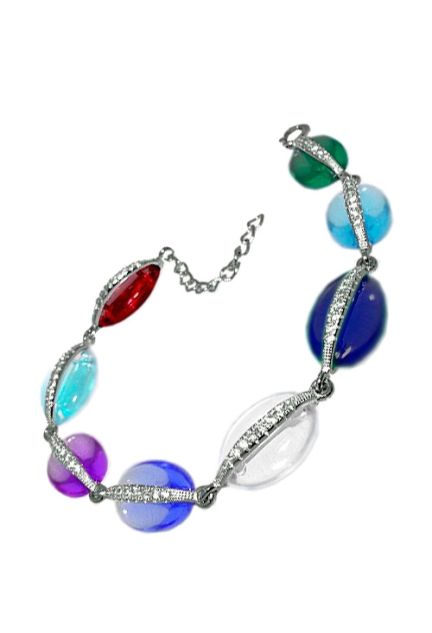 Pulsera plata ley con piedras brazalete rfcia.042_A076-PL1