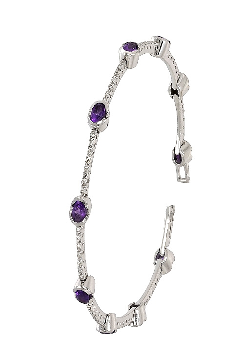 pulsera mujer oro blanco diamantes y amatistas vista principal 037_PB4296