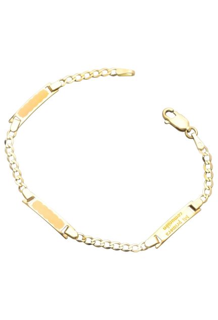 pulsera oro amarillo 18 kilates para comunion vista AA 045_48369C24GL01