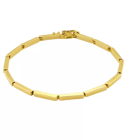 pulsera de oro amarillo 18k Dia y Noche toma principal
