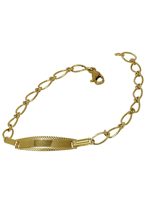 pulsera oro amarillo esclava para niño o mujer 087_0009-08