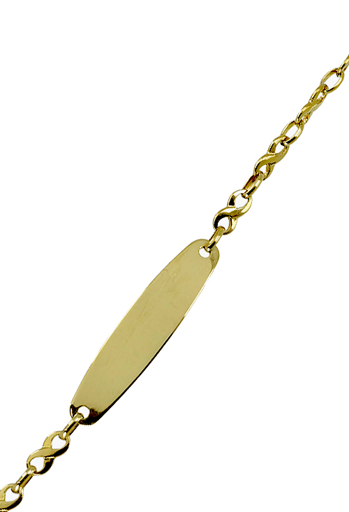 Pulsera oro para nino o nina, esclava, 17cm infinito - foto 04 - rfcia 003_P22248