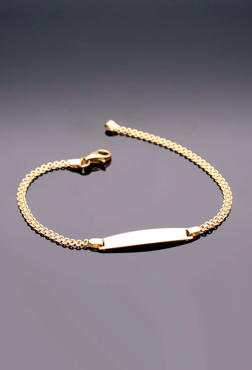 Pulsera oro con chapa para 1a Comunion - foto 4 - rfcia.045_44999C14Z-16