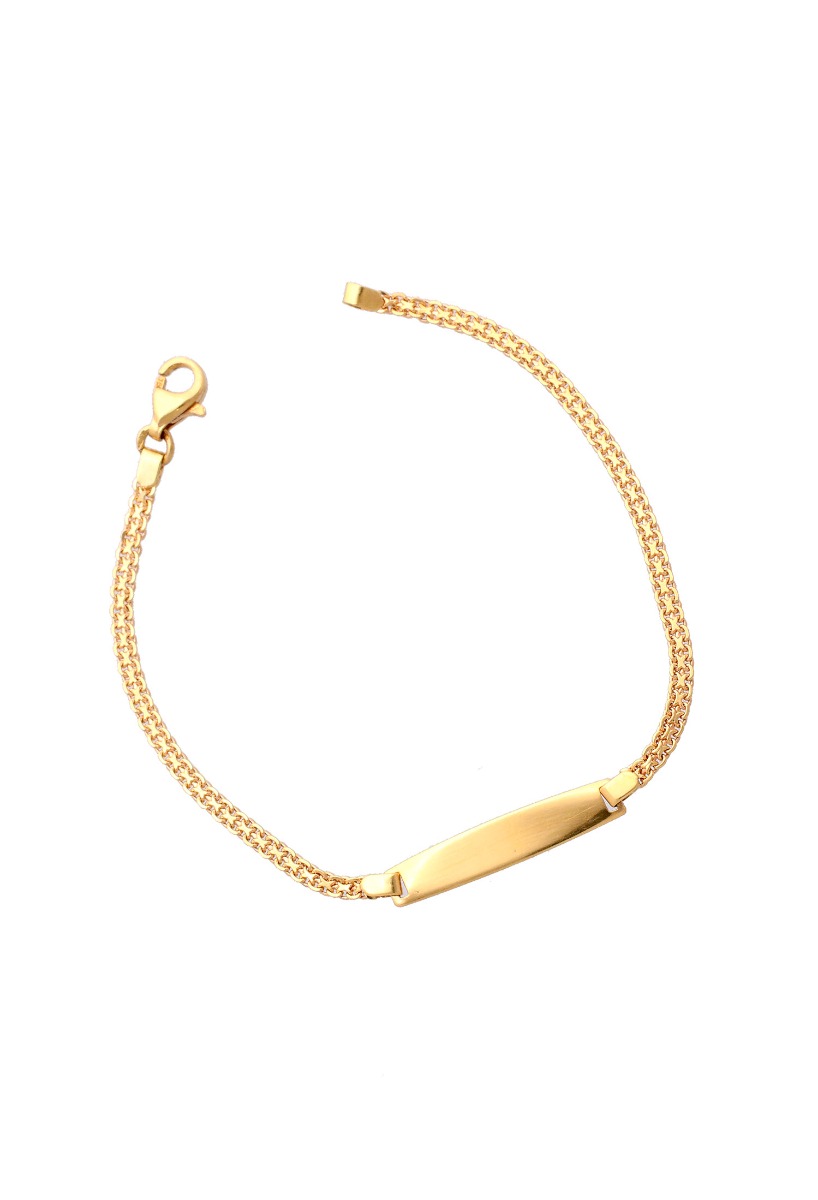 Pulsera oro con chapa para 1a Comunion - foto 1 - rfcia.045_44999C14Z-16