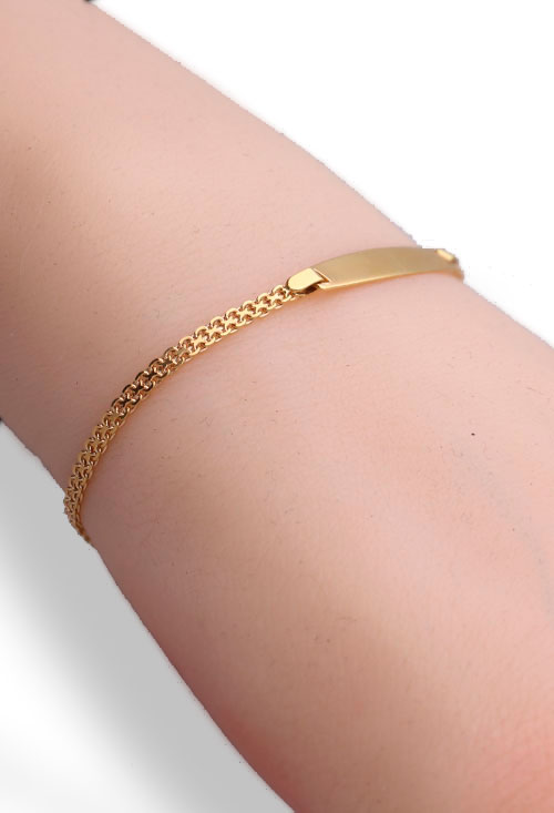 Pulsera oro con chapa para 1a Comunion - foto 5 - rfcia.045_44999C14Z-16