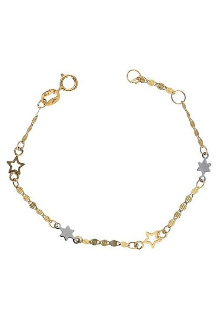 pulsera para recien nacida modelo estrellas vista cenital 243_000-05802