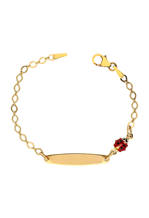 Pulsera oro 1ª ley 750 mmas. (18 k.) Bebe rfcia.045_48382F03L-14