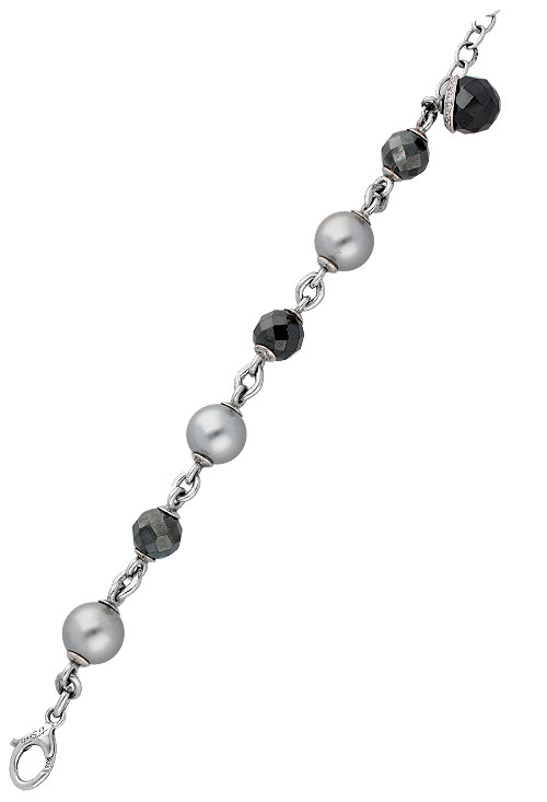 pulsera plata y perlas marca tissento a precio de ocasion joyeria online foto pulsera extendida 198_2483MG_01