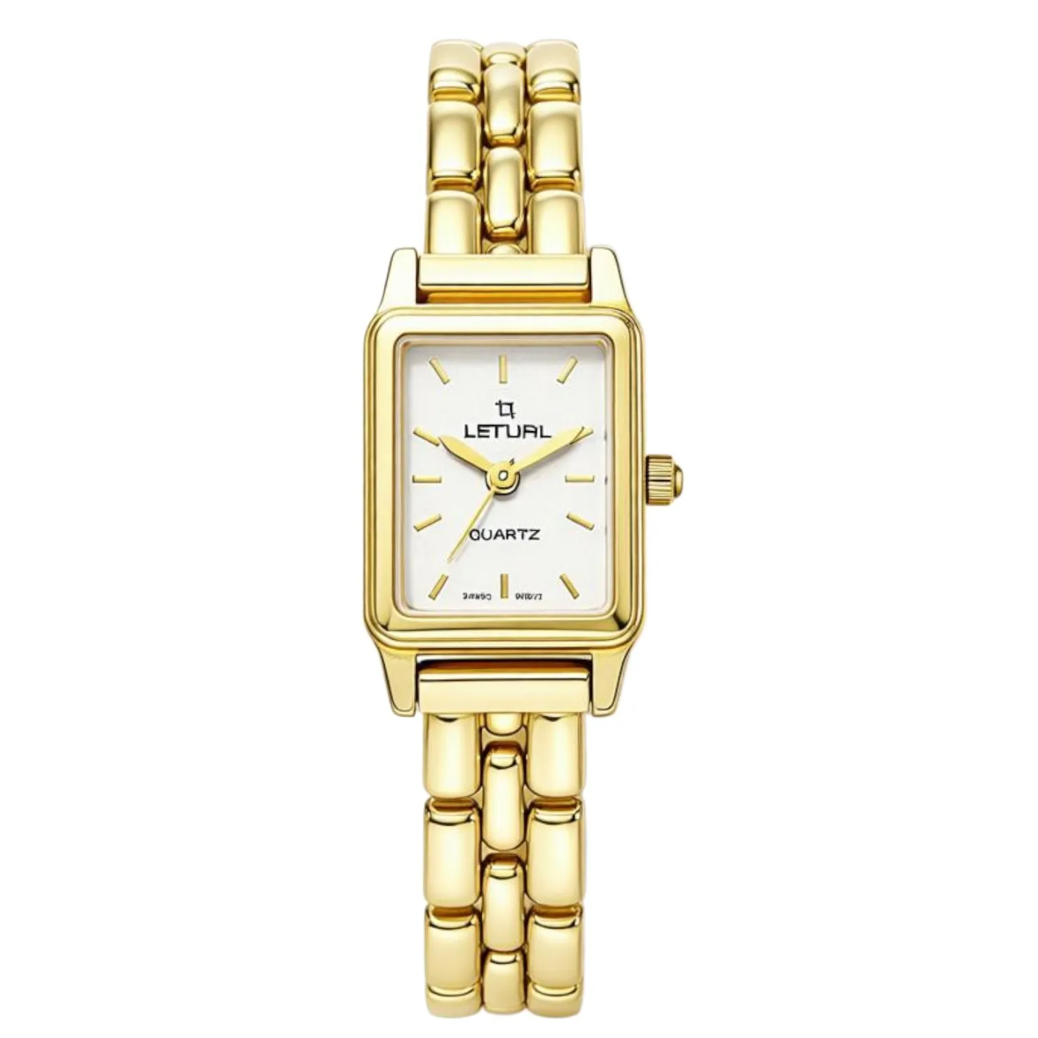 reloj de oro para mujer marca LETUAL 109_T0119