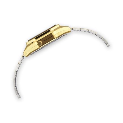 Reloj, pulsera digital caja y correa IP dorado 075_LA-680WEGA-1ER-2