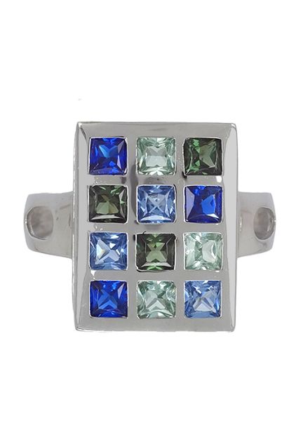 Sortija de oro blanco con cuarzos azulados frontal 170_8092_01