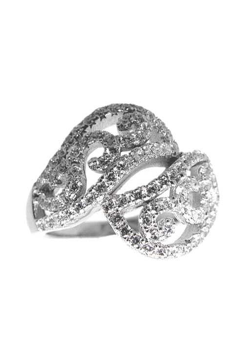 Anillo plata con circonitas para mujer 042_A288-S (Anillos y sortijas)