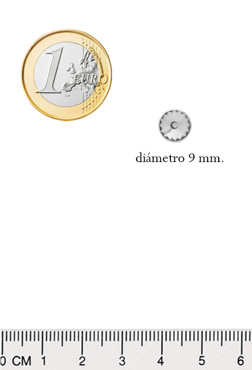 Pendientes de plata con cristal checo Light Siam 273_A2791-23T medidas