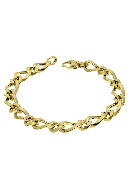 pulsera de oro amarillo 18 ktes eslabones 1 por 1 vista frontal 243_343-00171_01