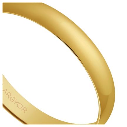 Alianza de oro amarillo 18 kilates. 3mm brillo - foto 04 - Argyor 50302