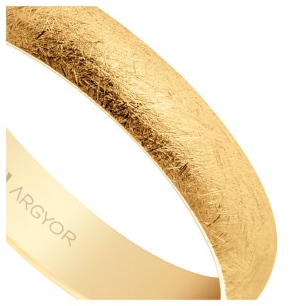 Alianza de oro acabado hielo 4mm. oro 18 ktes - foto 04 - rfcia 50405H