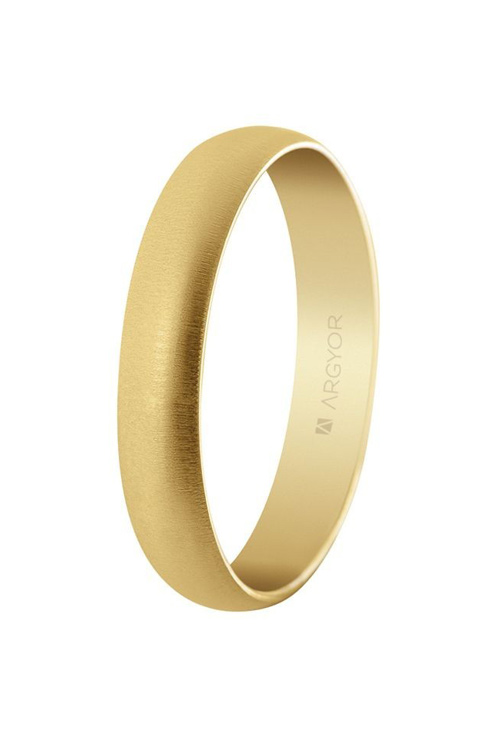 Alianza de oro amarillo acabado texturizado 4mm - foto 3 - rfcia.045_50405T