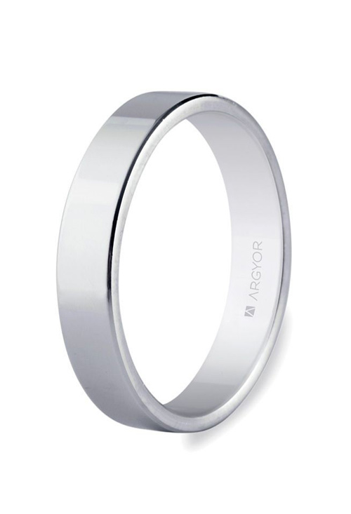 Alianza de boda en oro blanco 18 ktes - foto 3 - rfcia. 5B40150