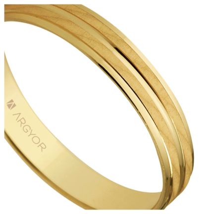 Alianza de oro. bandas mate y biseles brillo - foto 04 - rfcia 045_5140340