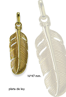 Colgante plata ley dije sin piedras rfcia.269_ERP-FEDER-MG