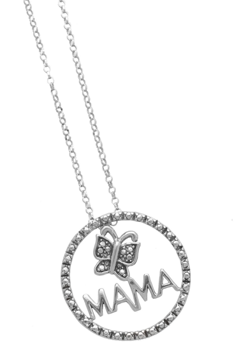 gargantilla plata con motivo dia de la madre 266-022389-1-1