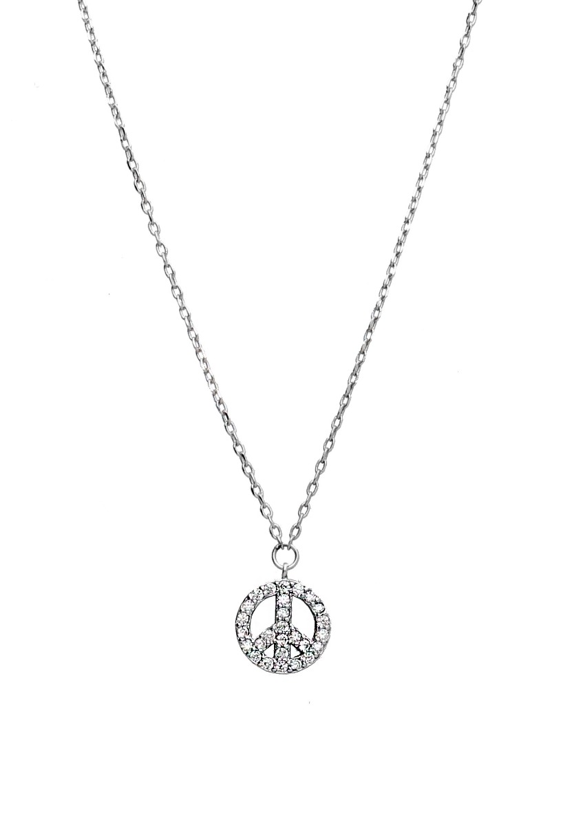 Gargantilla plata Luxenter, s&iacute;mbolo de la paz. 218_PH03100