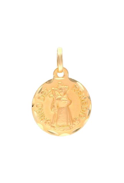 Medalla imagen Ni&ntilde;o del Remedio en oro M1571