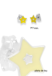 Pendientes plata ley aretes sin piedras rfcia.269_HEE-03SHINE