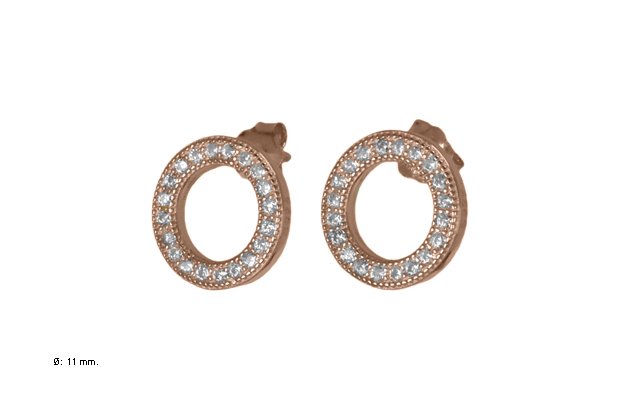 Pendientes plata ley dormilonas con piedras rfcia.218_EH023R00