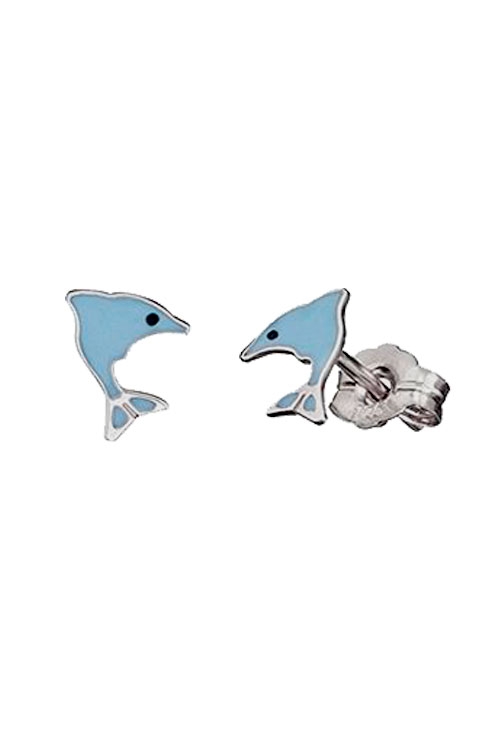 pendientes de plata para nina delfines azules precio muy barato marca herzengel 269_HEE-07FREEDOM
