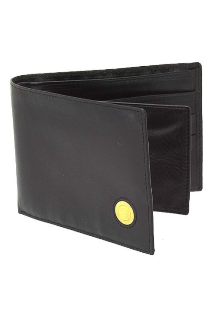 cartera billetero piel con moneda de oro 18 ktes dia del padre foto principal 175_B-01