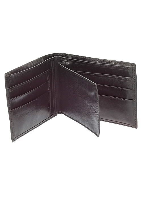 cartera billetero piel con moneda de oro 18 ktes dia del padre foto principal abierta 175_B-01_01