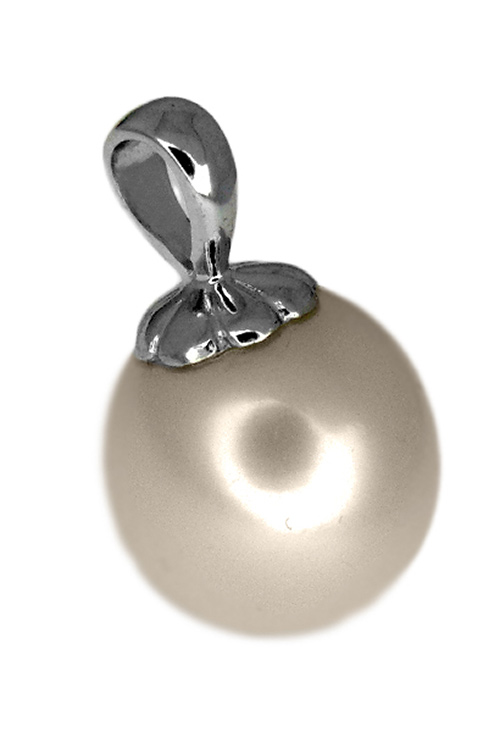 Colgante de novia perla australiana y oro blanco 18 ktes. 083_F61720