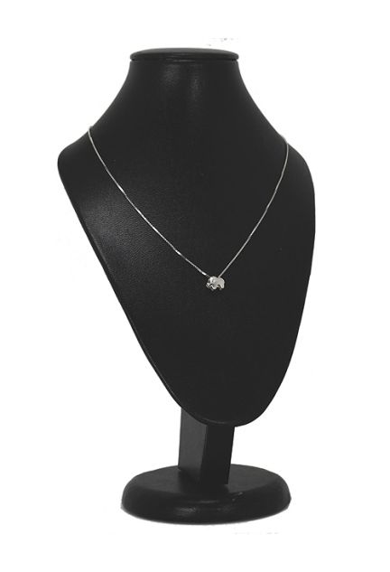 Gargantilla oro blanco motivo elefante 083_001 joyeria en madrid venta online