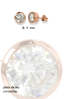 Pendientes plata ley aretes con piedras rfcia.218_EP059DR00