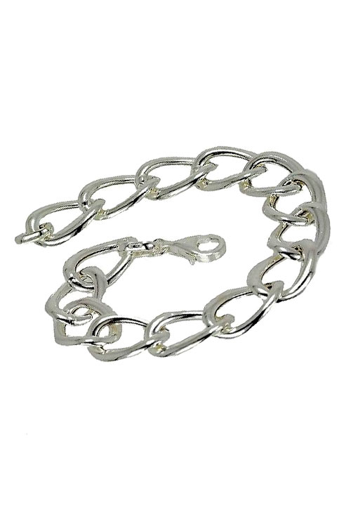 pulsera plata de ley con eslabones barbados para mujer precio muy barato joyeria online