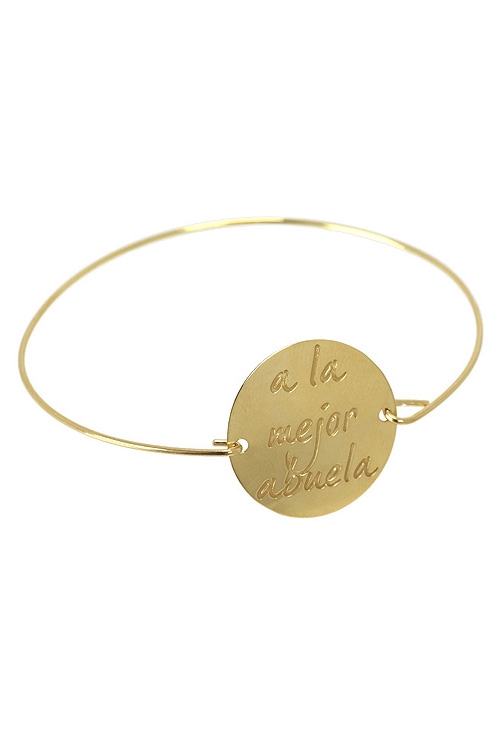 pulsera de plata chapada con motivo a la mejor abuela 266-041788-2-1-aBUELa