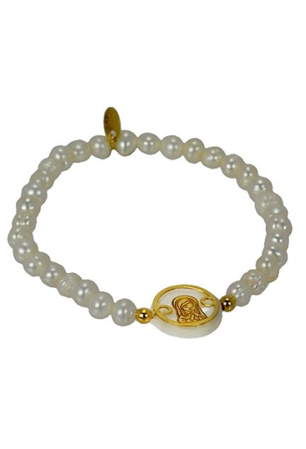 pulsera plata chapada oro amarillo y perlas cultivadas 266-040863-2-1-40