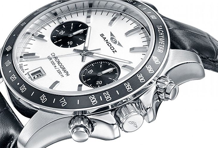Reloj Suizo Sandoz hombre Elegant Collection, cronógrafo 150_81405-07-1