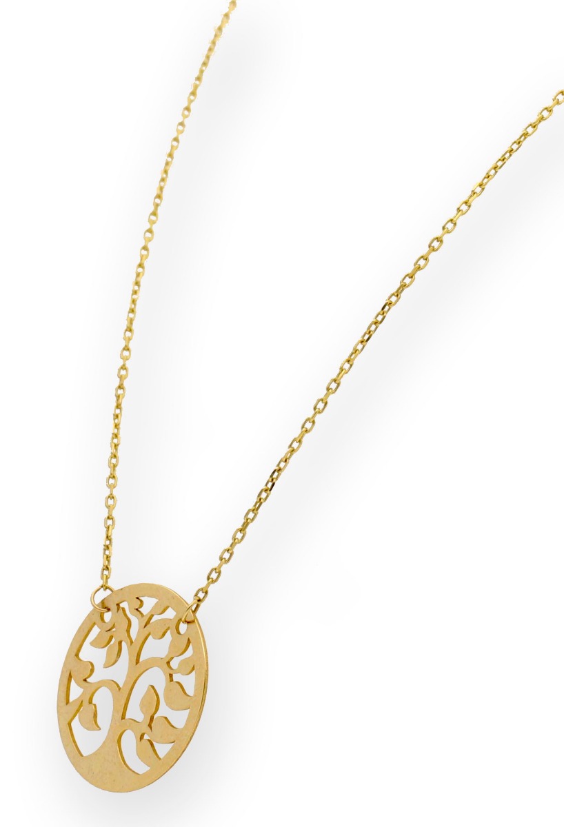 Gargantilla oro 18 kilates motivo árbol de la vida 243_177-01534 foto 2