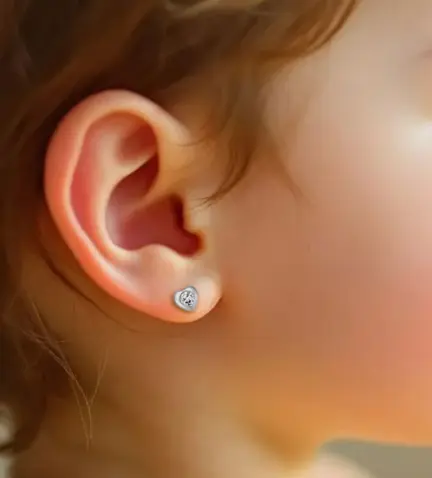 pendientes-de-oro-blanco-para-bebe-corazon modelo