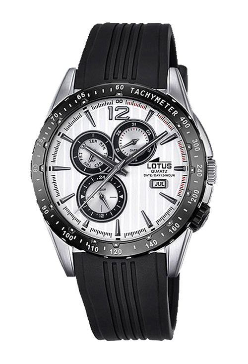 Reloj Lotus, hombre, Multifuncion, esfera blanca - foto 1 - rfcia.008_18310-1