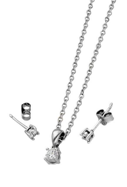 conjunto pendientes y gargantilla en el rubi joyeros plata de ley con circonitas foto principal para web