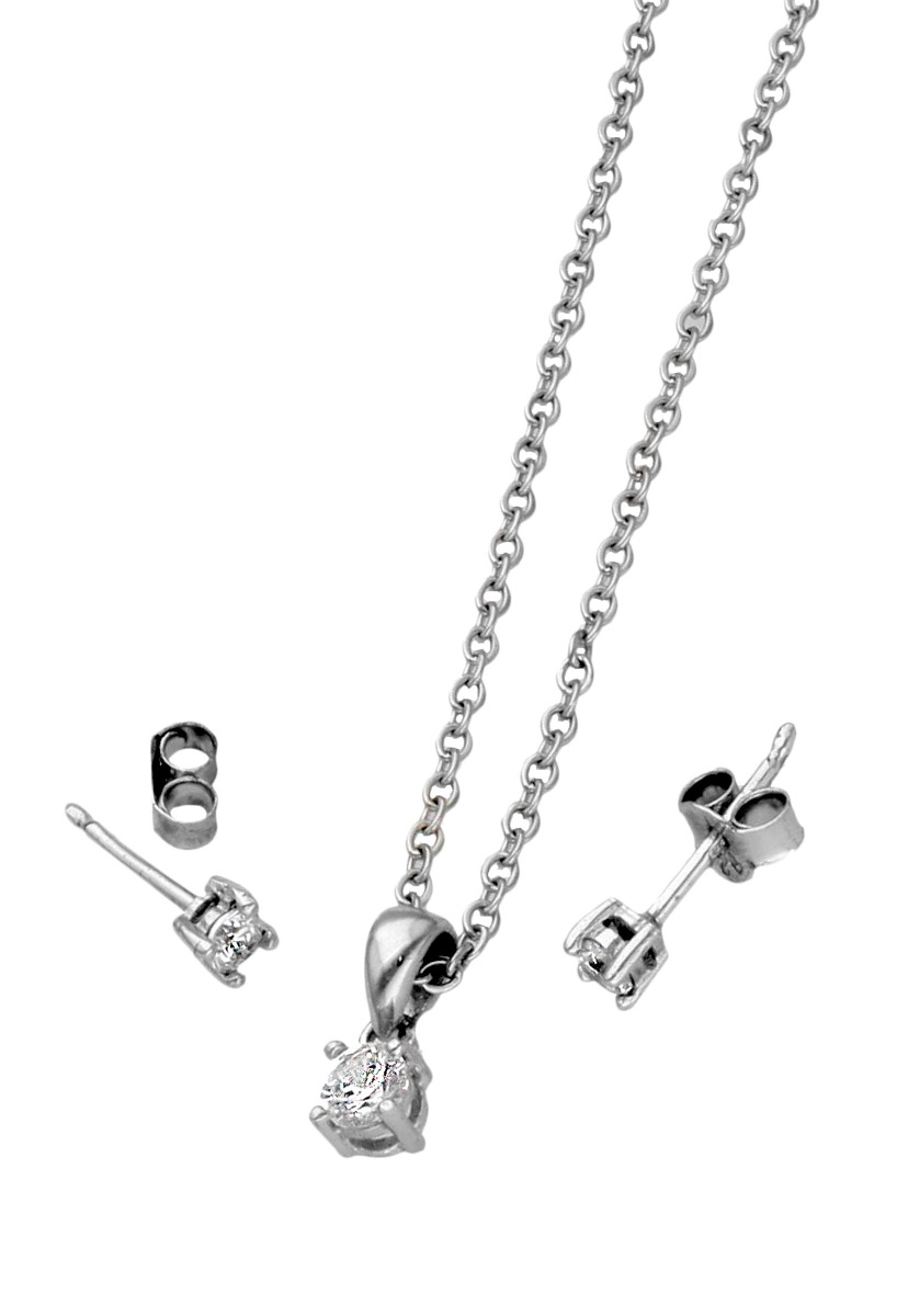 conjunto pendientes y gargantilla en el rubi joyeros plata de ley con circonitas foto principal para web